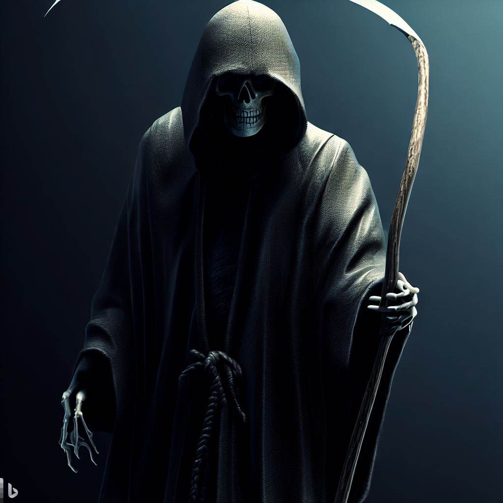 Grim Reaper - AI Stock Photo