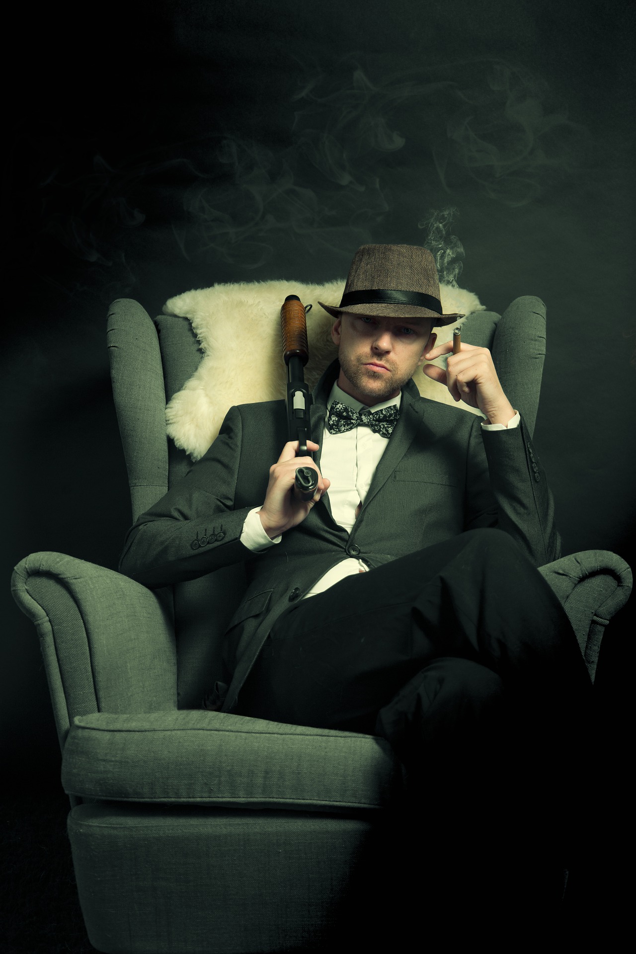 Mobster Stock Photo