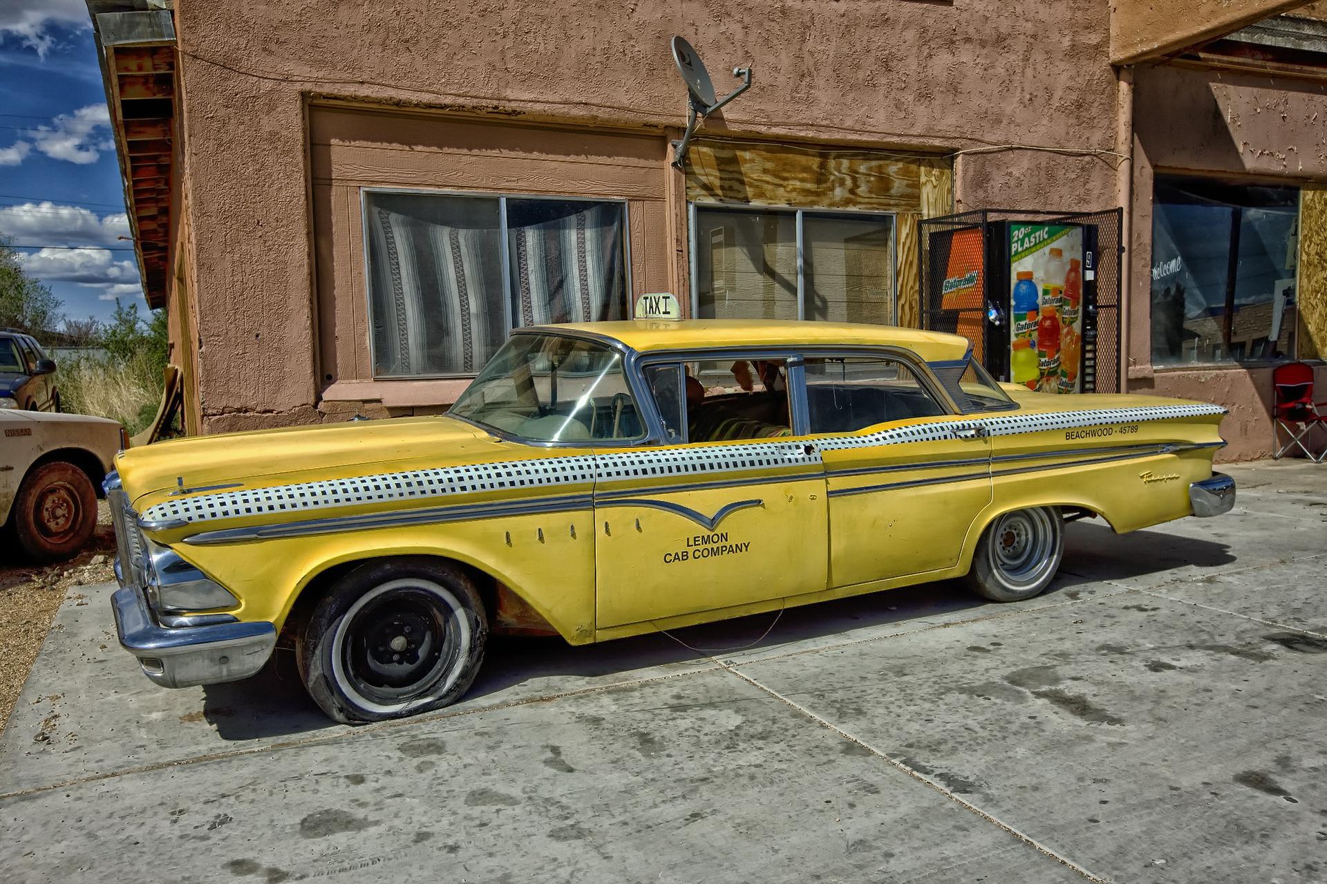 Taxi Stock Photo
