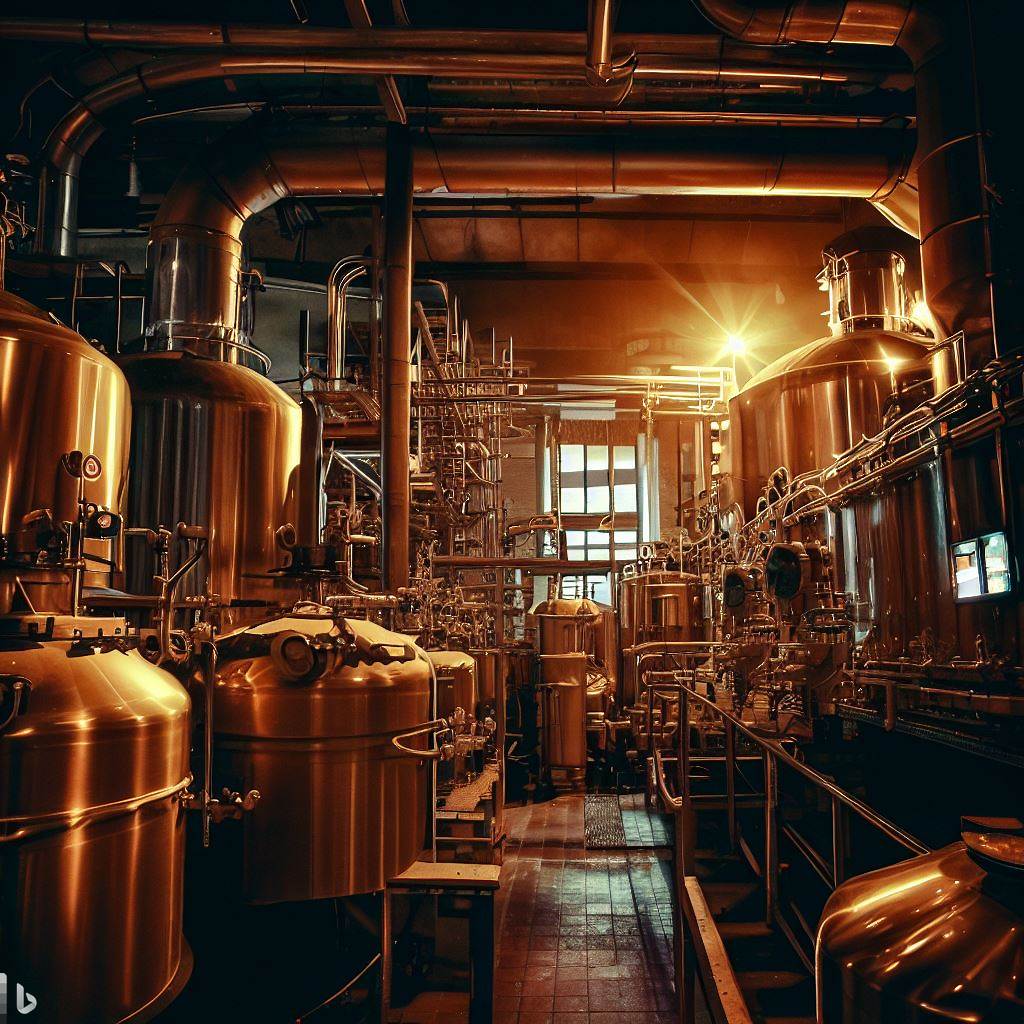 Brewery - AI Stock Photo