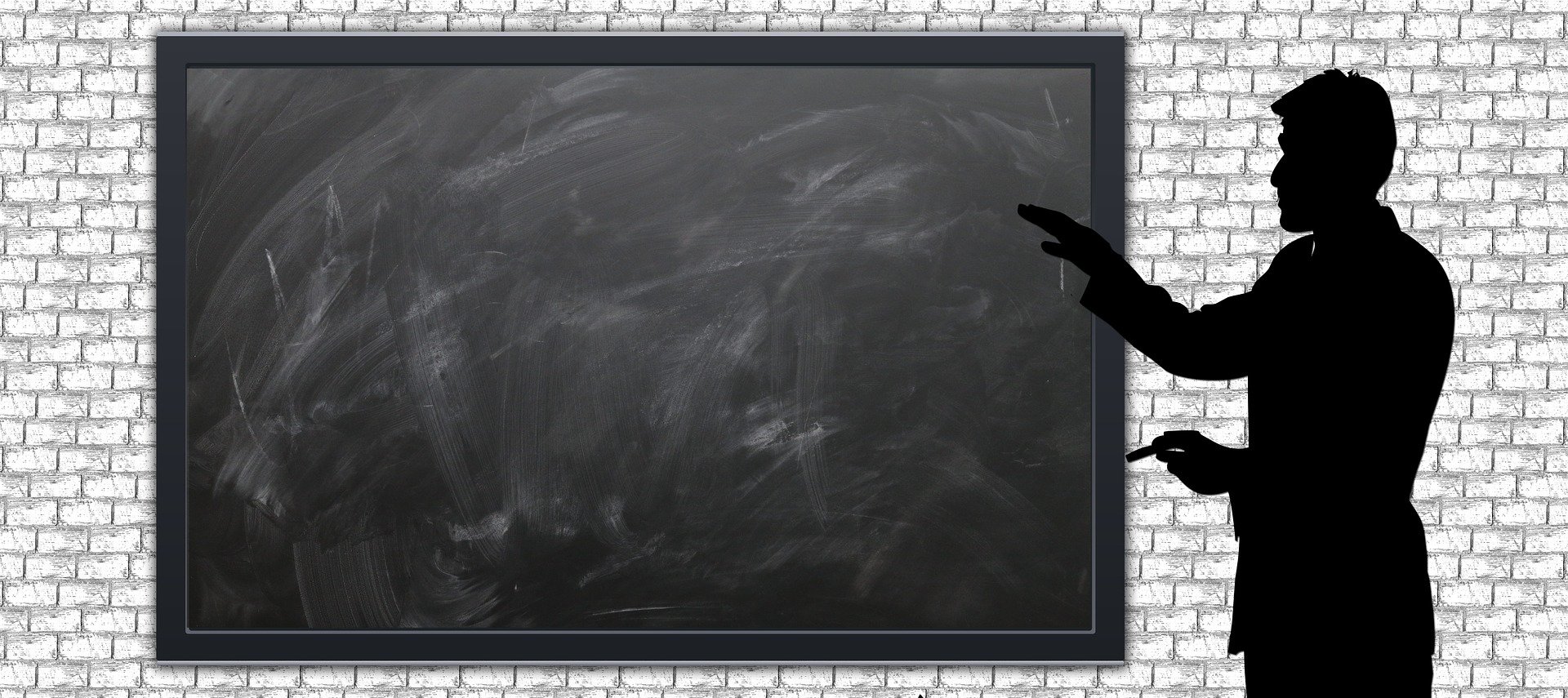 Board Chalk Teacher - Stock Photo