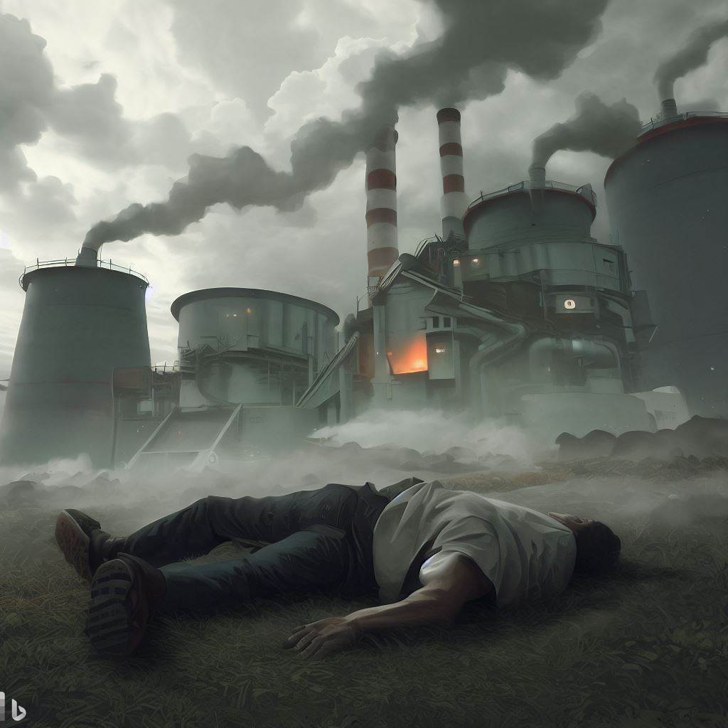 Man Dead AI Stock Photo