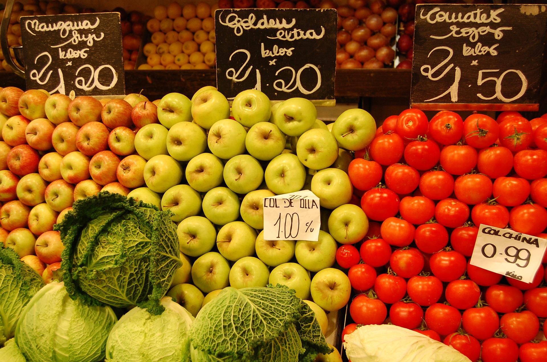 Fruit Display - Stock Photo