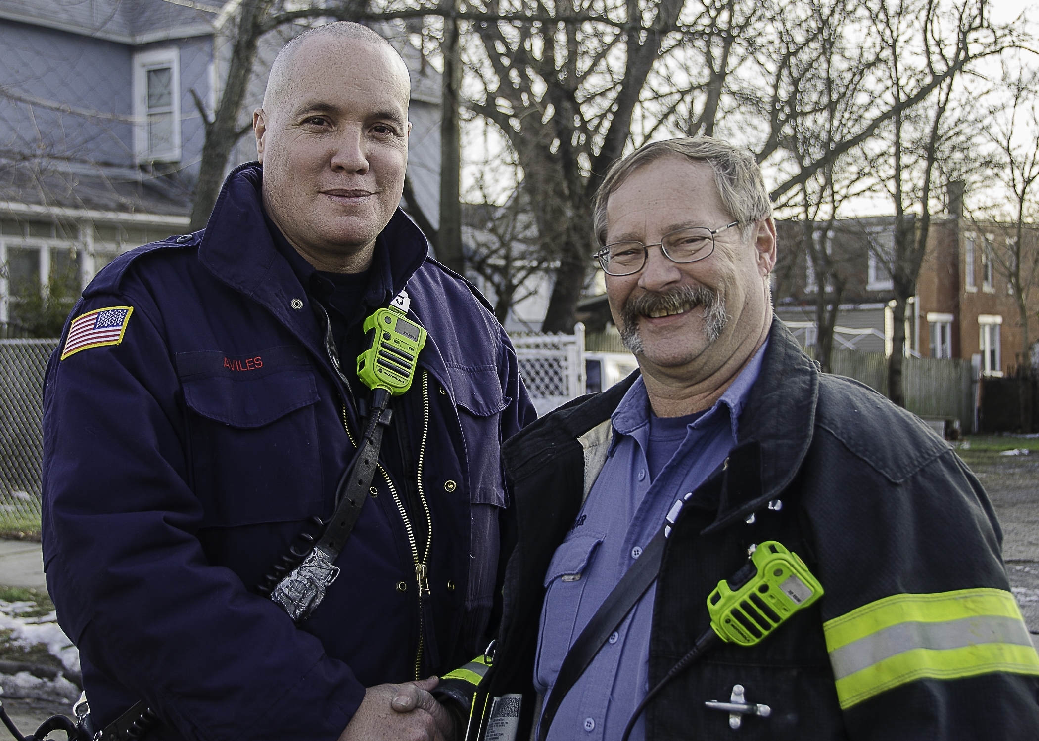 Raul Aviles and Capt. Jay Fayer