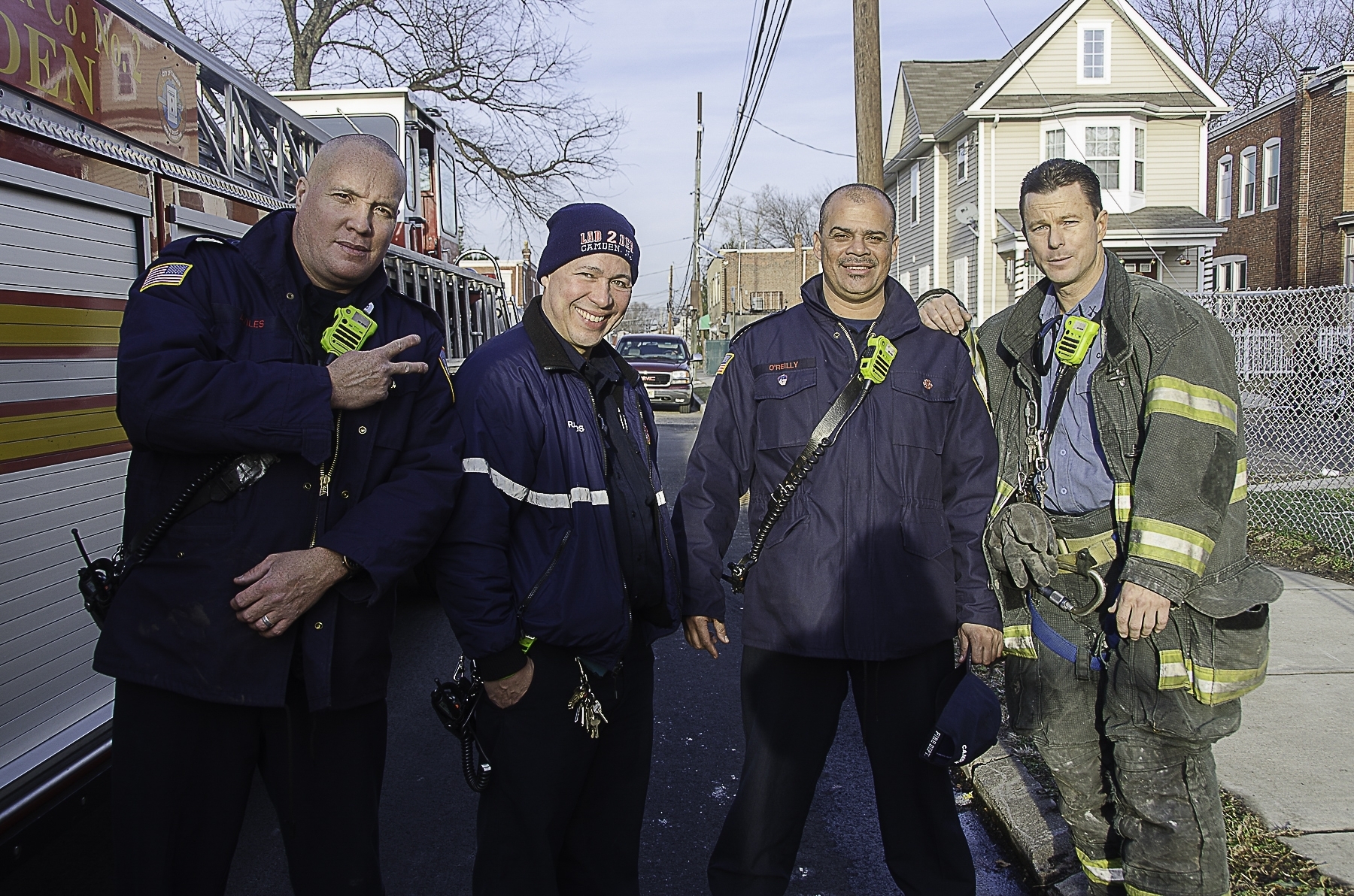 Raul Aviles, Javier Ramos, Denis O'Reilly, Capt Frank Bottalico