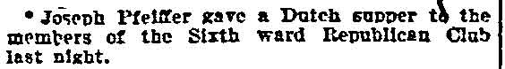 Dutch Supper - 1905-02-15