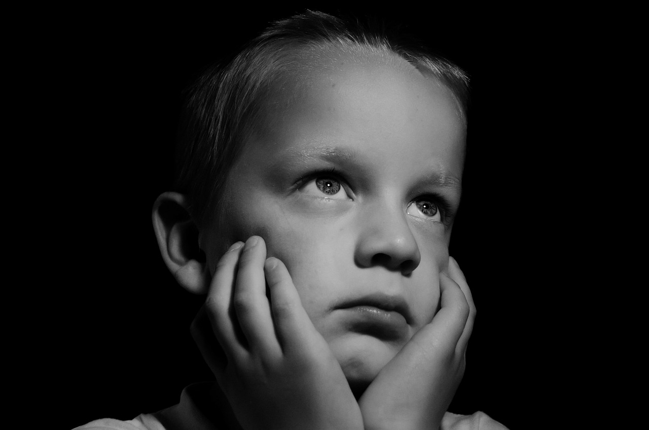 Friendless Child Stock Photo