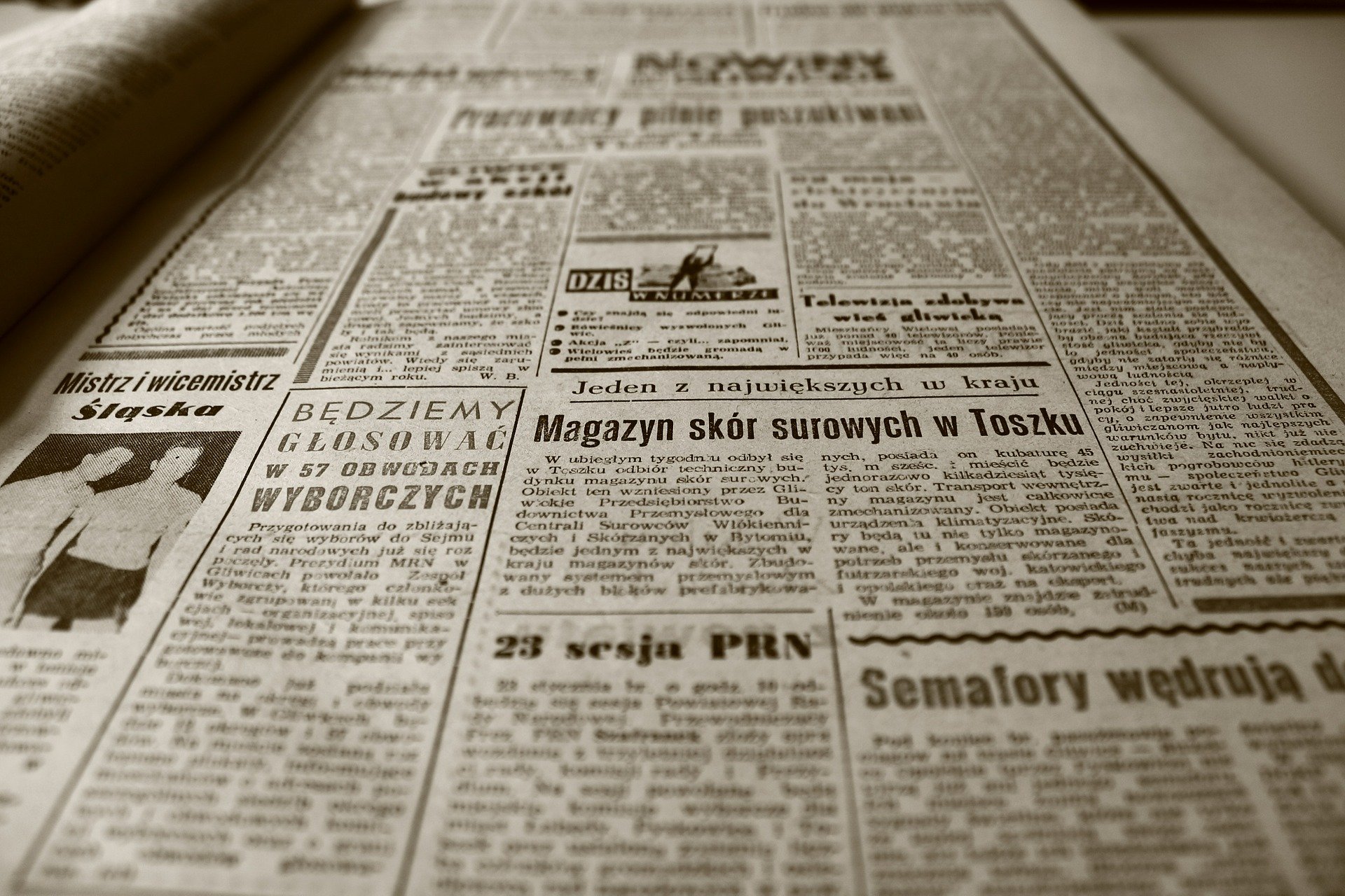 Newspaper Stock Photo