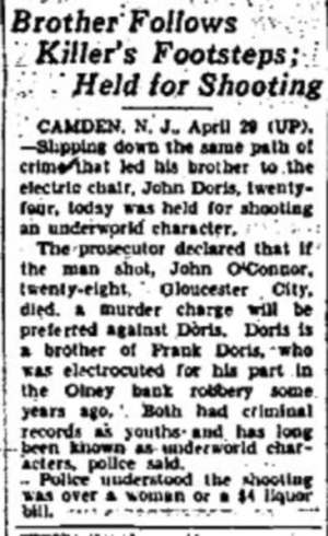 Brother Follows Killers Footstaps 1929-04-29