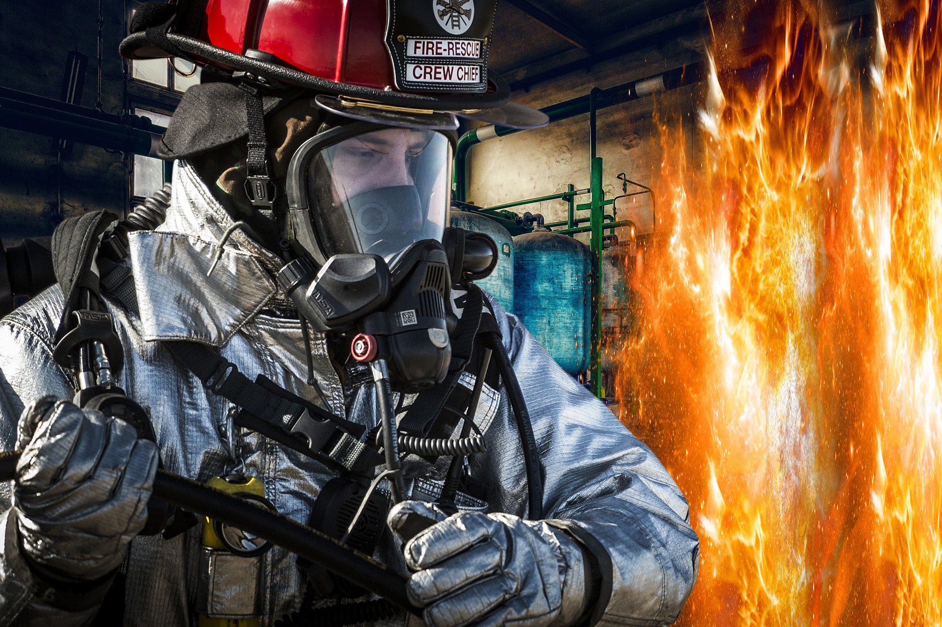 Fireman Stock Photo