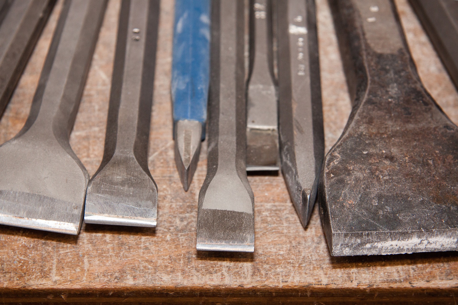 Chisels Stock Photo