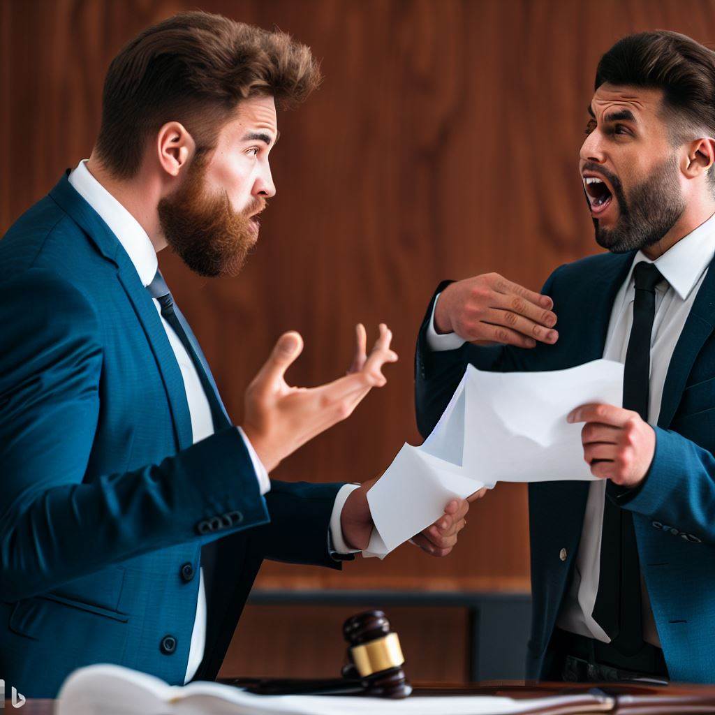 Arguing over Paper - AI Image