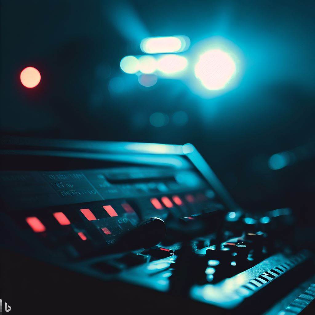 Police Radio - AI Stock Image