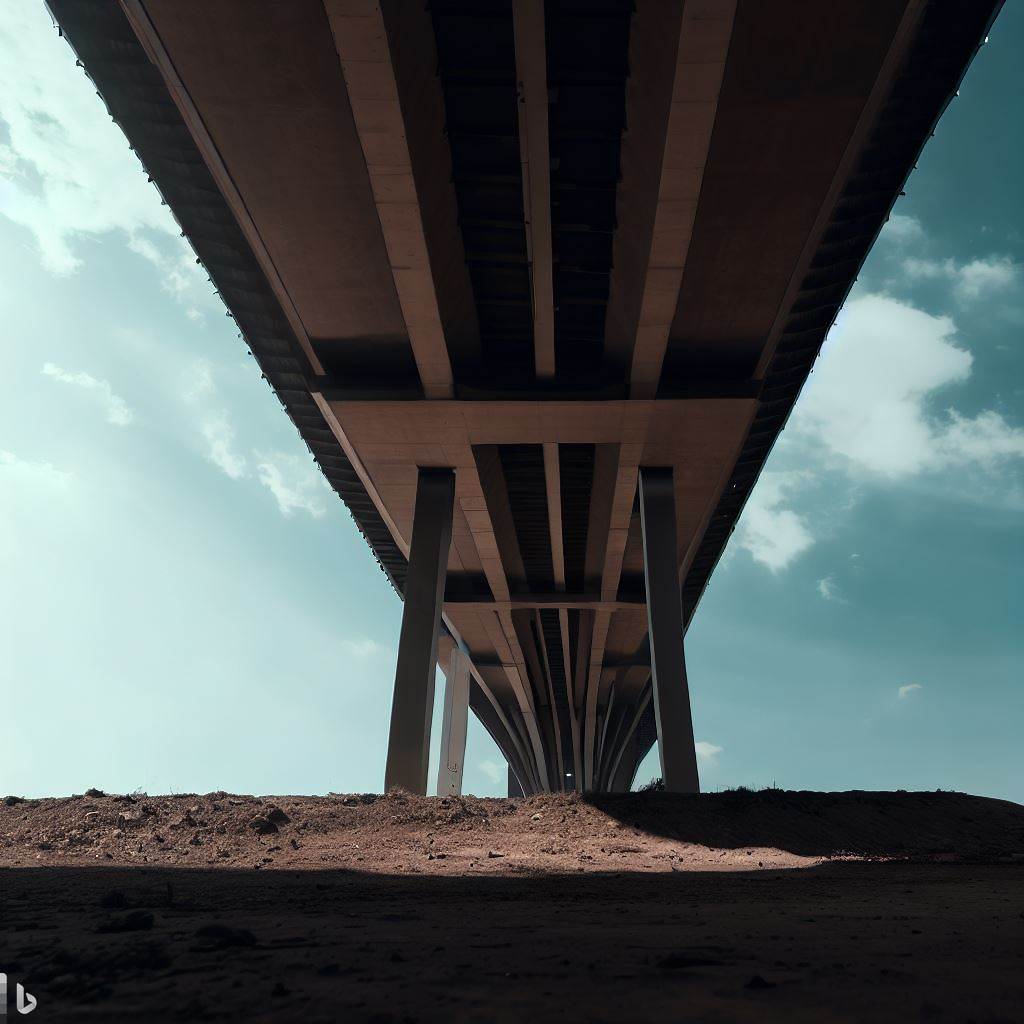 Bridge Overpass - AI Stock Photo