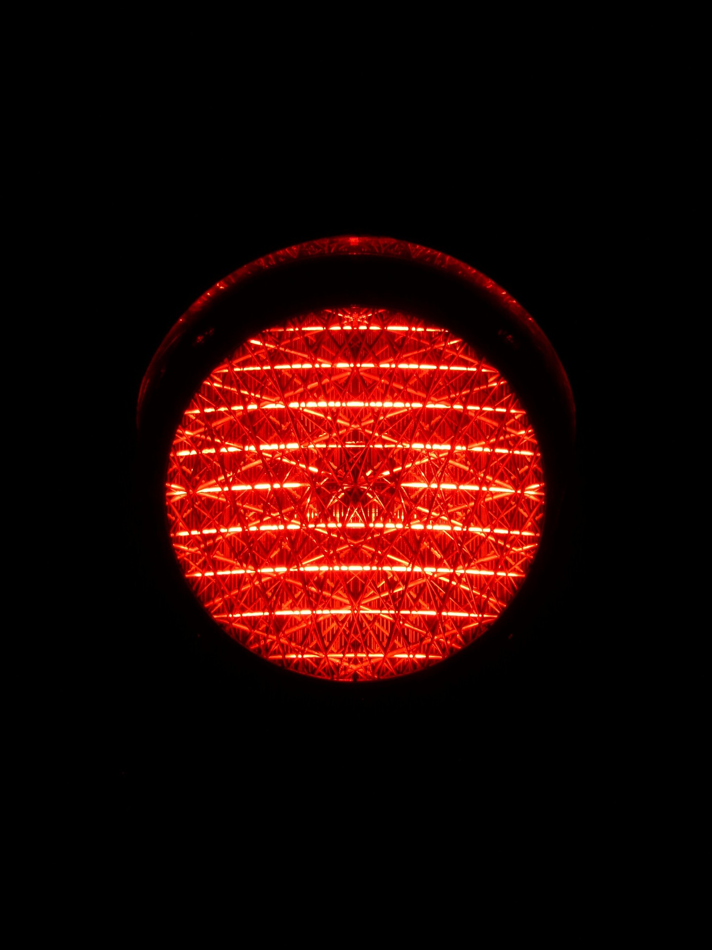 Red Traffic Light - Stock Photo