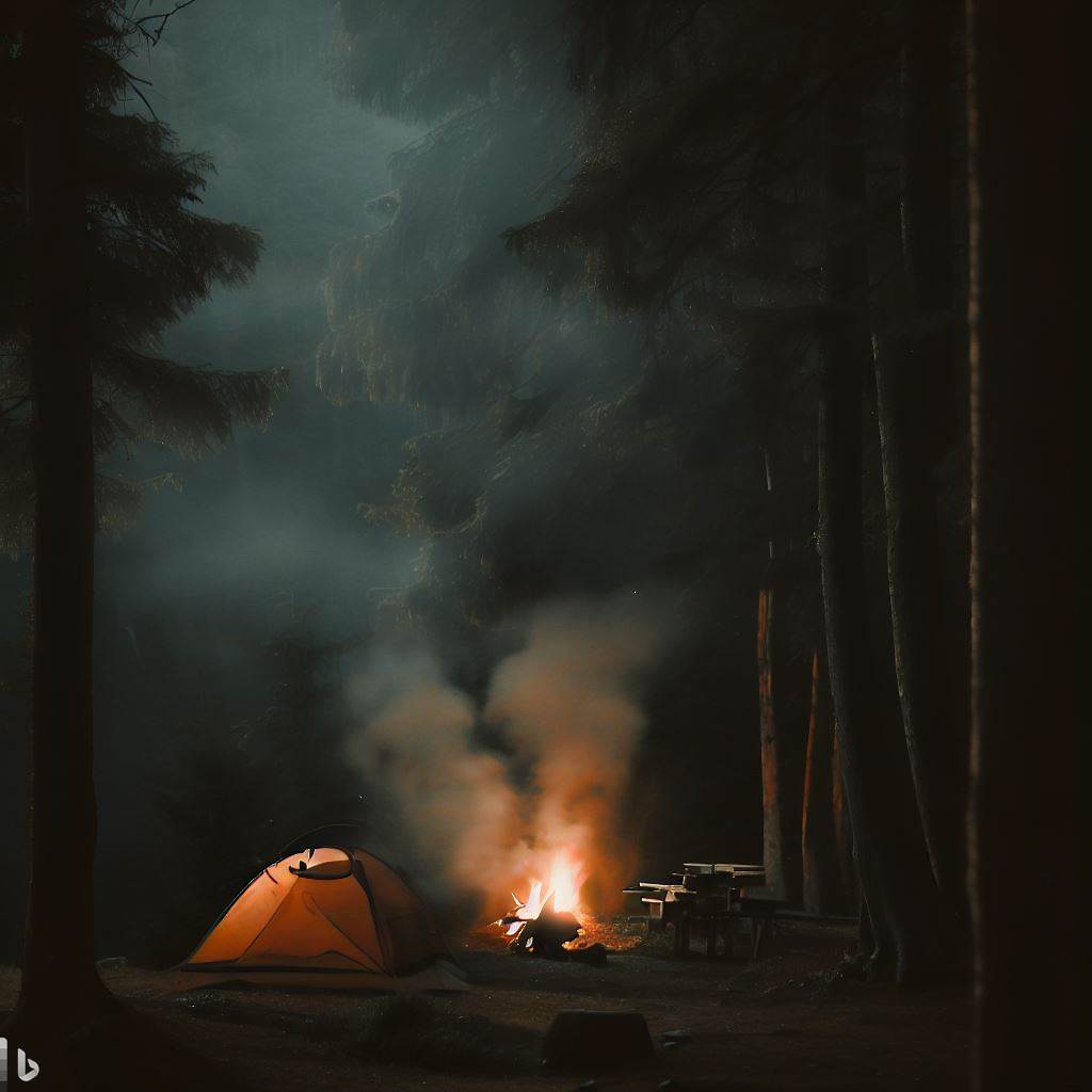 Camping - AI Stock Photo