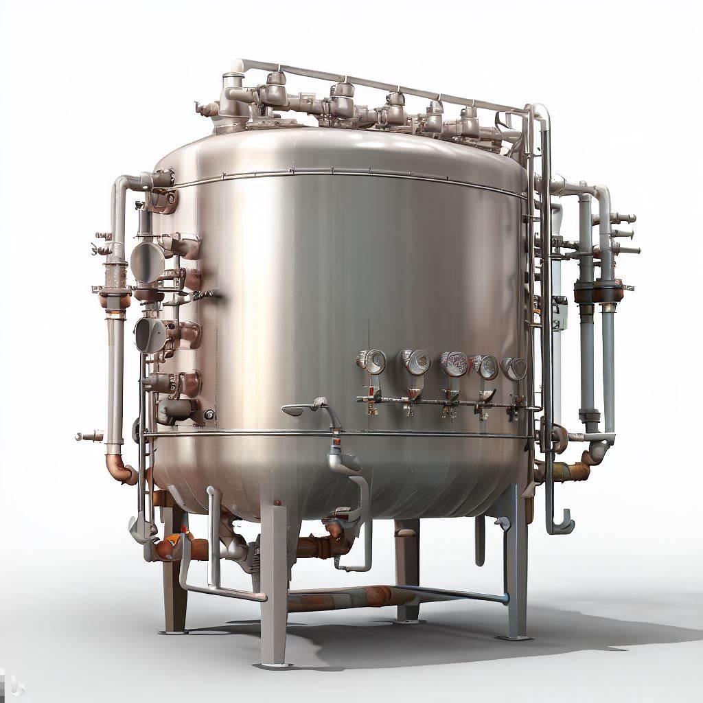 Feedwater Heater - AI Stock Photo