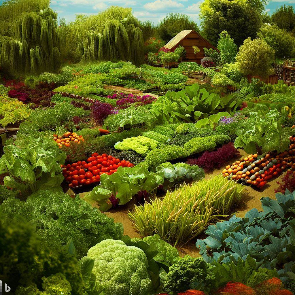 Garden - AI Stock Photo