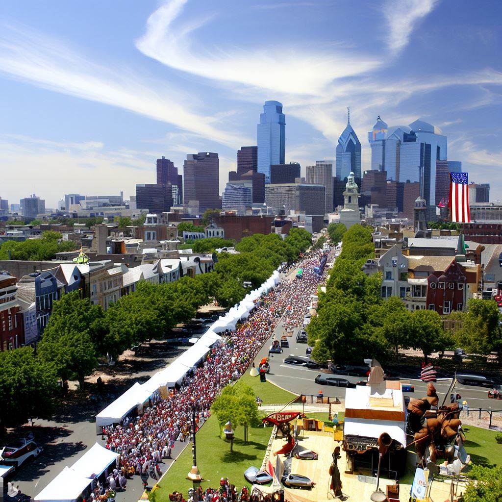 Philadelphia Centennial - AI Stock Photo