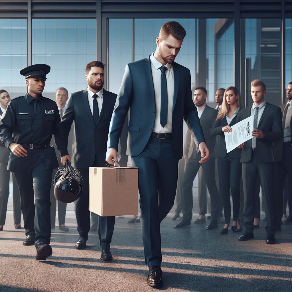 Employee Leaving - AI Stock Photo