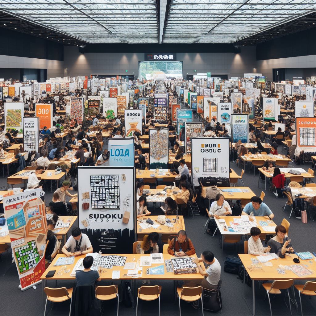 Puzzle Convention - AI Stock Photo