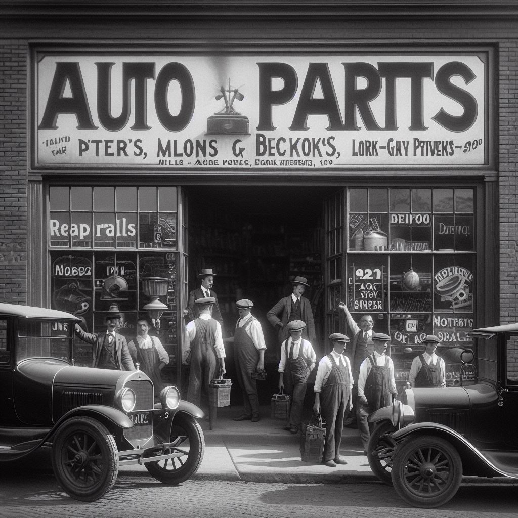 Auto Parts Store - AI Stock Photo
