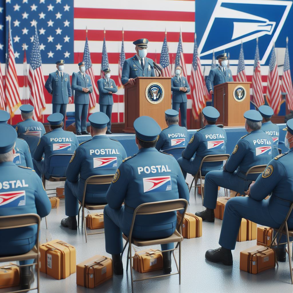 Postal Workers - AI Stock Photo