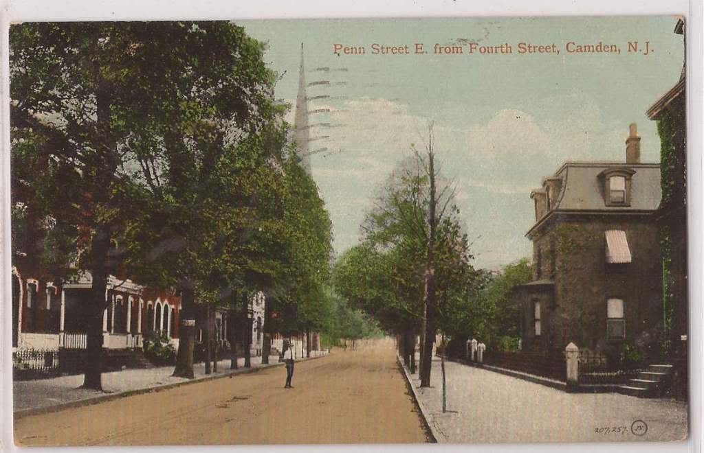 Penn Street Looking East from 4th Street - 1910
