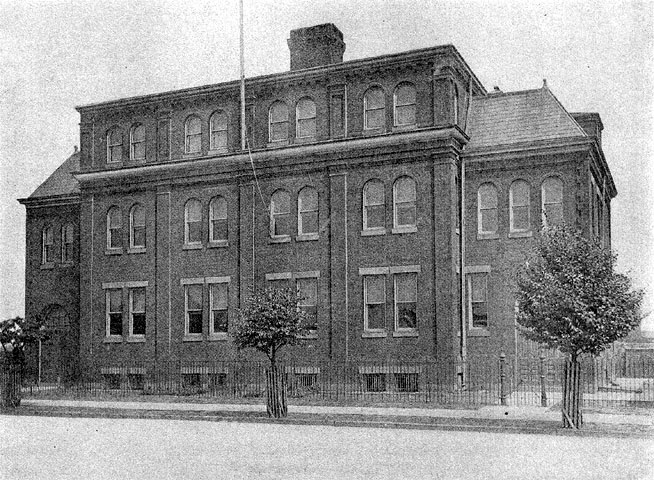 Linden School, intersection of Linden Street and North 10th Street, Camden