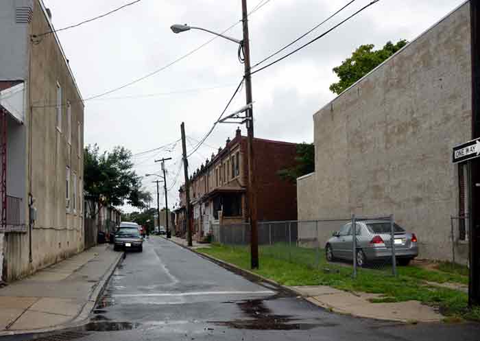 Intersection of Kimber Street and North 10th Street, August 27, 2011