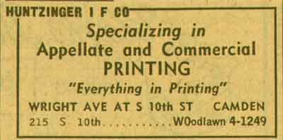 South 10th Street near 215, New Jersey Bulletin, 1955
