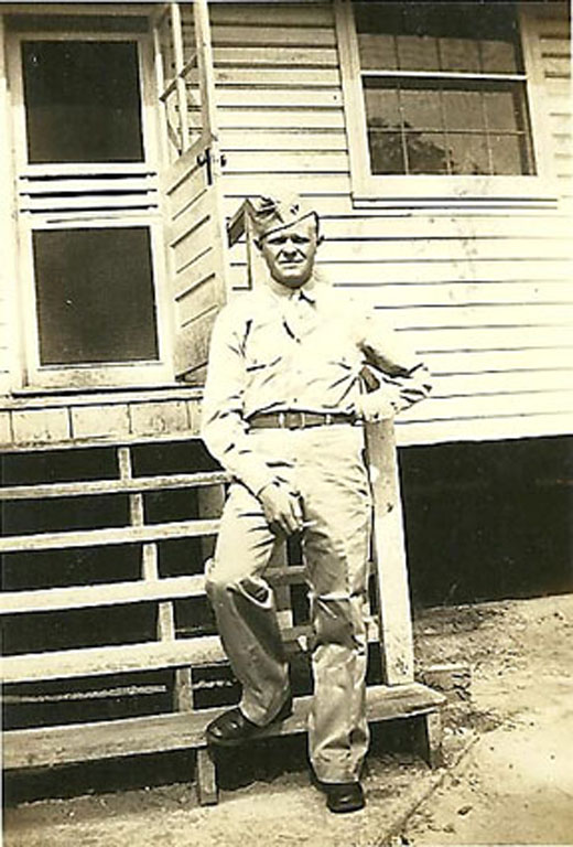 John Billington and friend, World War II