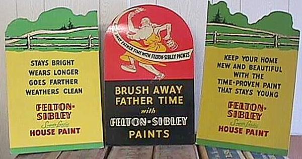 Felton-Sibley and Co. paint display, Hayes Avenue and North 19th Street, Camden, circa 1947