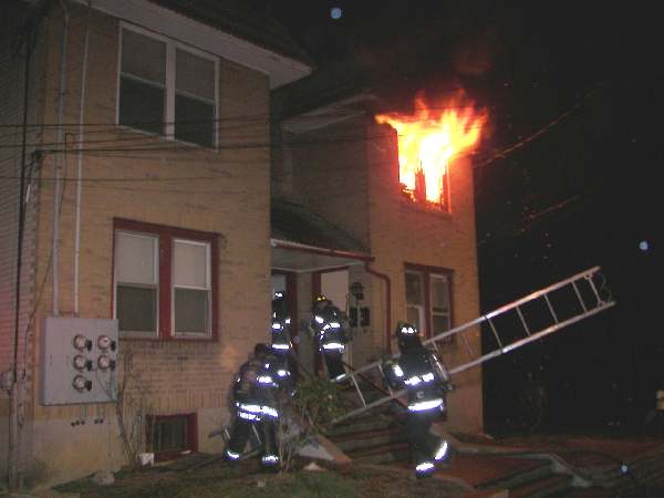 Fire at 139 North 36th Street, March 22, 2007, photo 2
