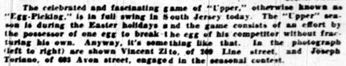 Caption photo, Camden Courier-Post, April 6, 1928