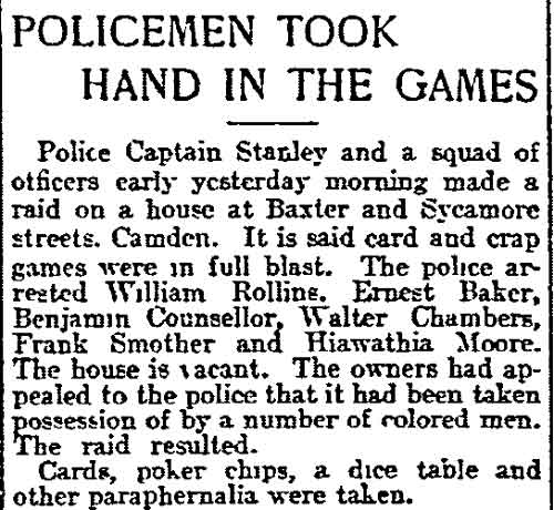 Policemen Took Hand in the Games, Philadelphia Inquirer, December 29, 1902