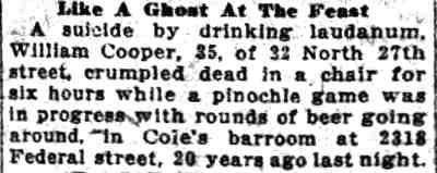 Like A Ghost At The Feast — Camden Daily Courier, July 12, 1926