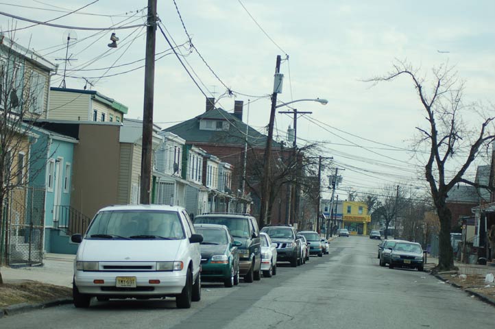 North 23rd Street looking south from Howell Street, February 2009