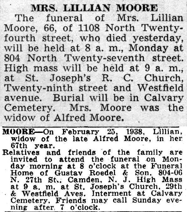 Mrs. Lillian Moore