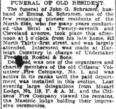 Funeral of Old Resident, Camden Post-Telegram, December 1, 1920