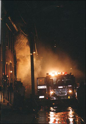 Fire at 117 Birch Street, October 14, 2003 — photo 3 of 5