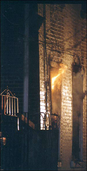 Fire at 117 Birch Street, October 14, 2003 — photo 2 of 5