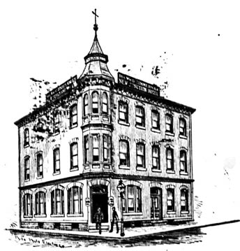 New Junction Hotel, 595 Bridge Avenue (aka 39 South 6th Street), photographed 1892
