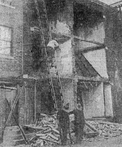 2 Houses Collapse, 829 and 831 Bridge Avenue — Camden Courier-Post, June 19, 1933