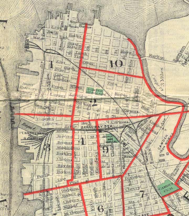 1914 map of Camden