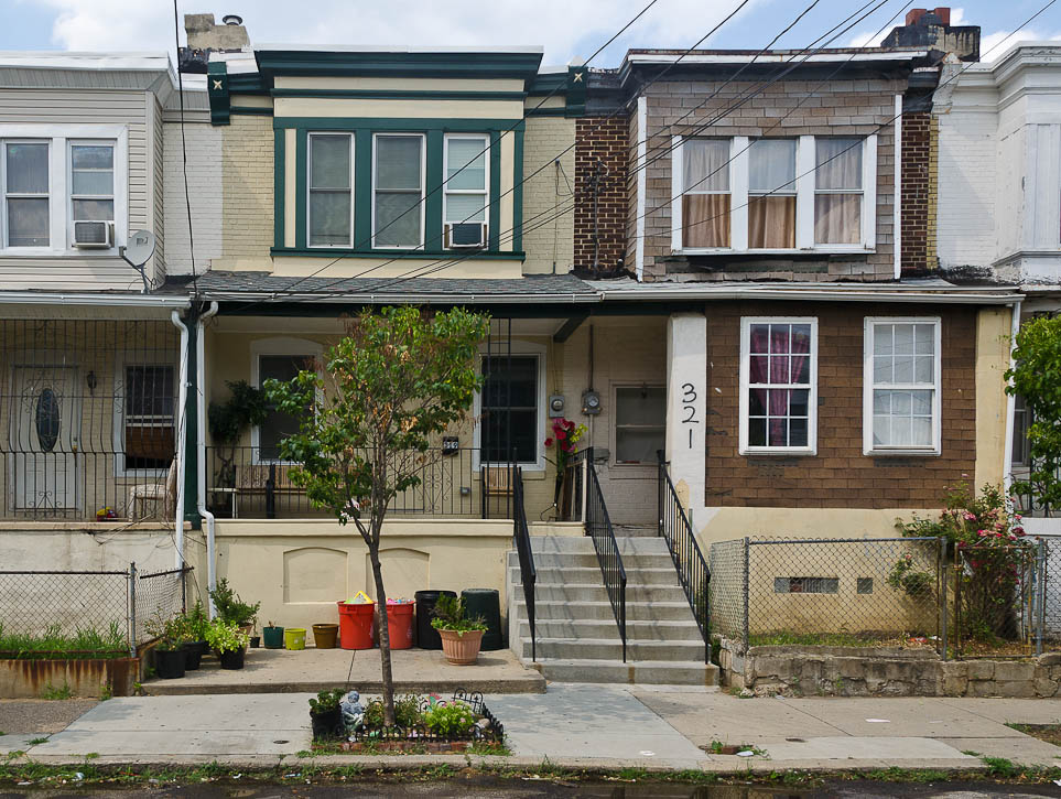 319 and 321 Byron Street, alternate view, July 9, 2012