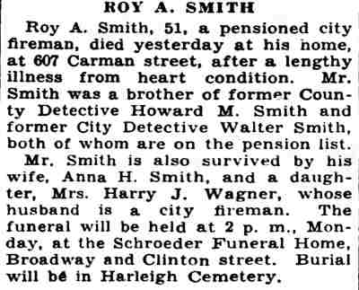 Roy A. Smith, Camden Courier-Post, January 18, 1936