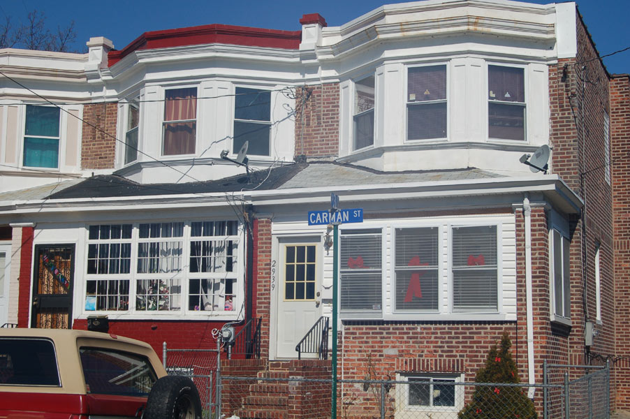 2929-2931 Carman Street, March 8, 2008