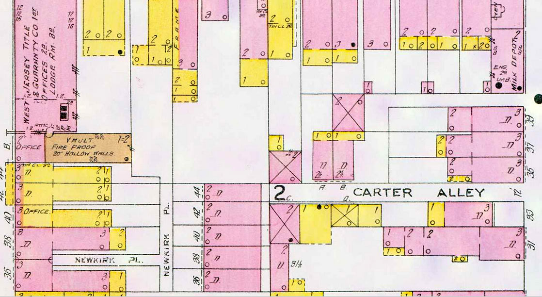 Carter's Place — 1906 Sanborn Map