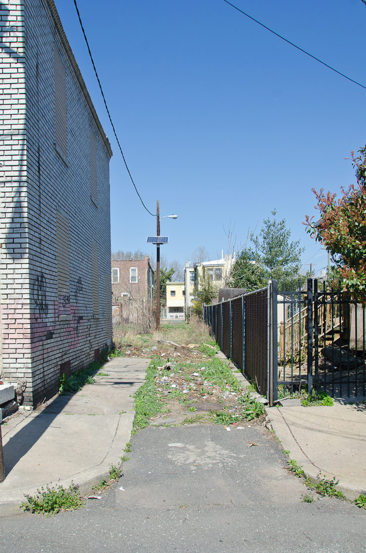 Looking north on Clare Street, March 2012